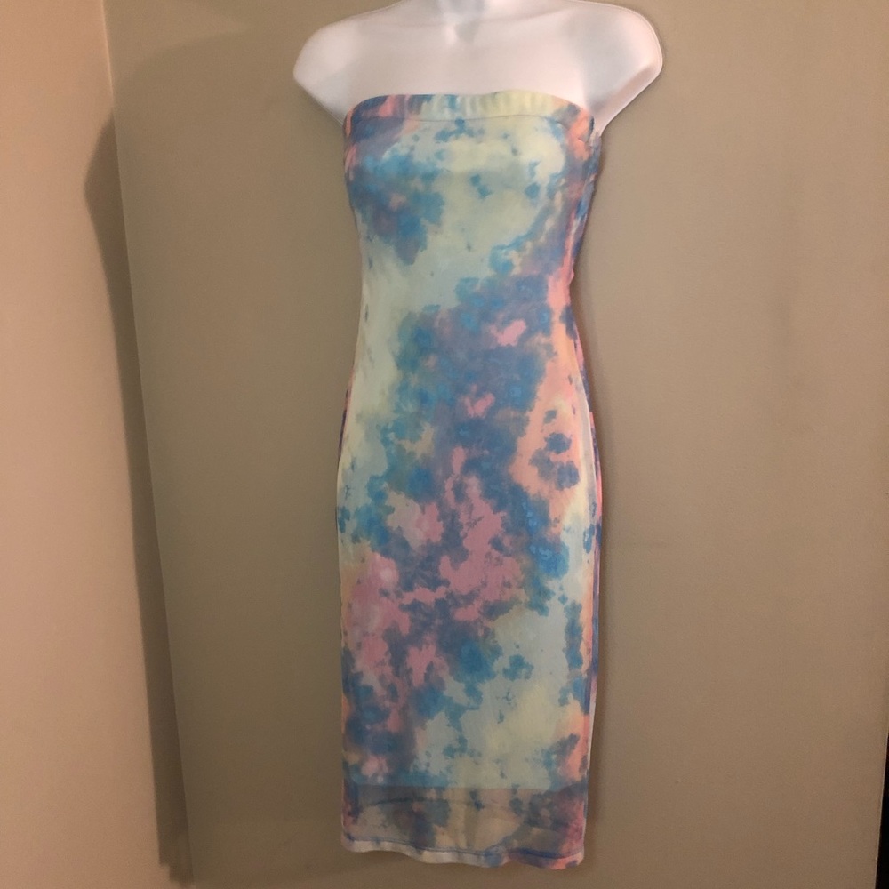 Pastel Tie Dye Dress